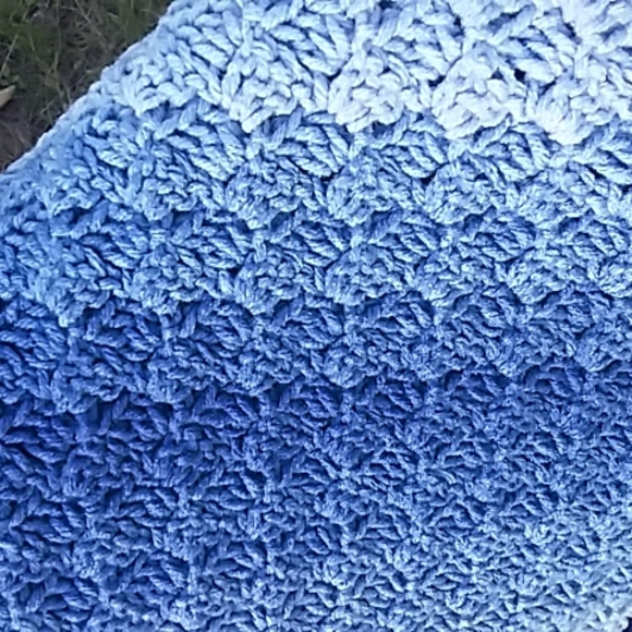 Afghan Scarf Shawl Winter Blanket - Shawl Hand Made - Picture 6 of 9